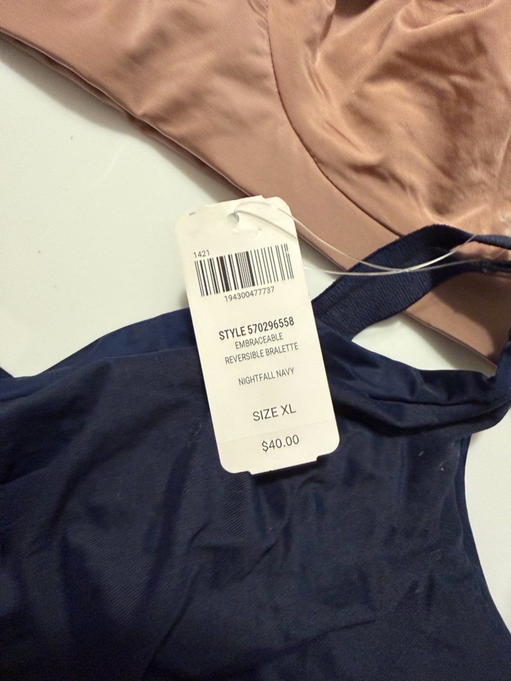 Soma Soft Support Underwire Bra Trio in Black, Navy, Taupe - Picture 3 of 4